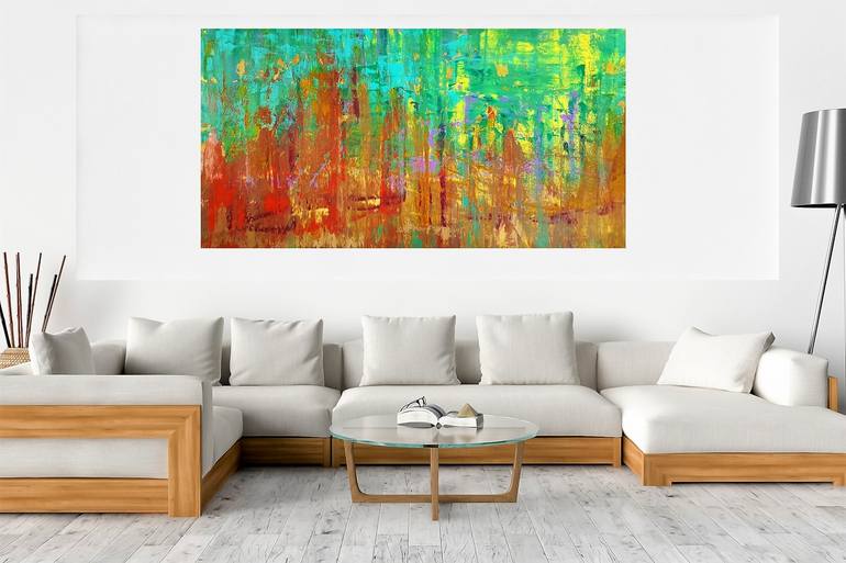 Original Abstract Expressionism Abstract Painting by Ivana Olbricht