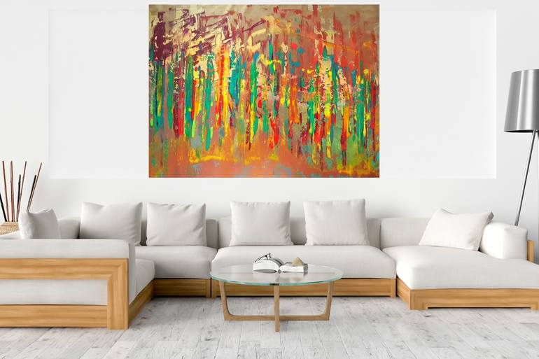 Original Abstract Expressionism Abstract Painting by Ivana Olbricht