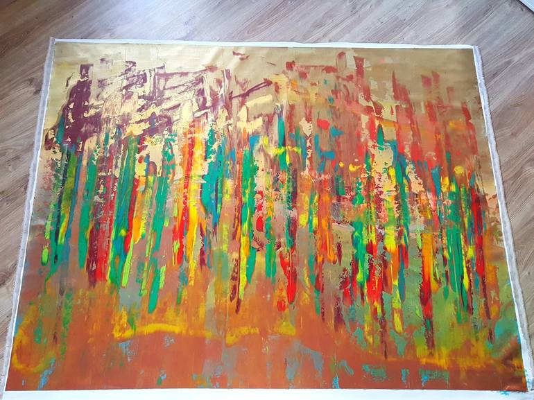 Original Abstract Expressionism Abstract Painting by Ivana Olbricht