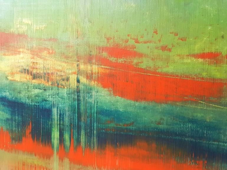 Original Abstract Landscape Painting by Ivana Olbricht