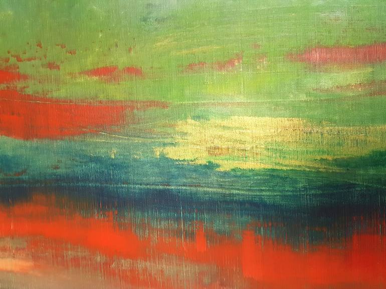 Original Abstract Landscape Painting by Ivana Olbricht