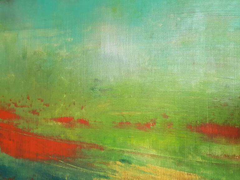 Original Abstract Landscape Painting by Ivana Olbricht