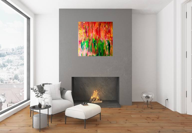 Original Abstract Expressionism Abstract Painting by Ivana Olbricht