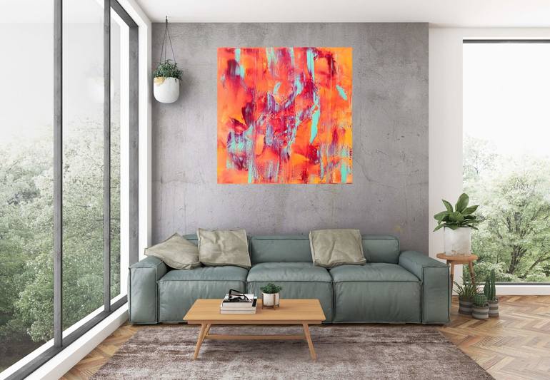 Original Abstract Expressionism Abstract Painting by Ivana Olbricht