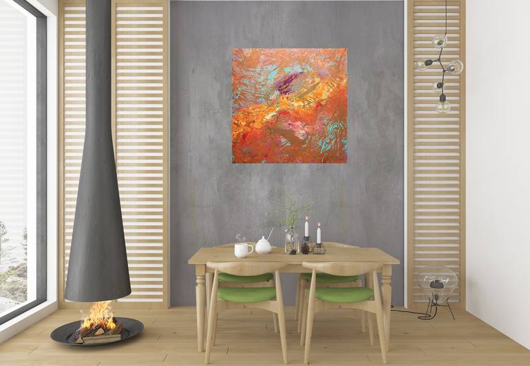 Original Abstract Expressionism Abstract Painting by Ivana Olbricht