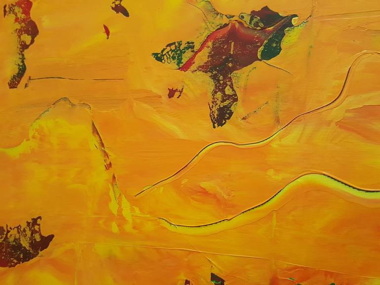 Original Abstract Expressionism Abstract Painting by Ivana Olbricht