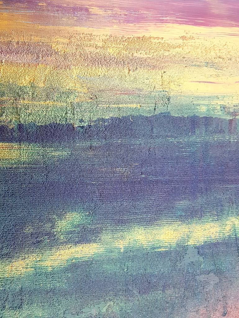 Original Impressionism Abstract Painting by Ivana Olbricht