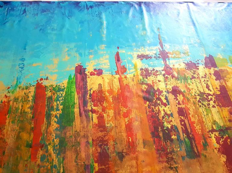 Original Abstract Landscape Painting by Ivana Olbricht