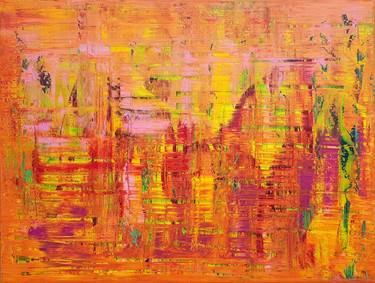 Summer coctail - large colorful abstract thumb