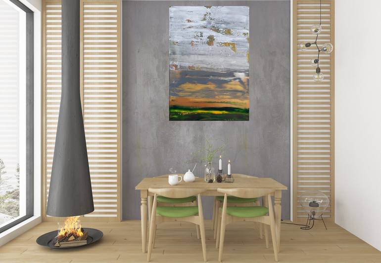 Original Abstract Landscape Painting by Ivana Olbricht