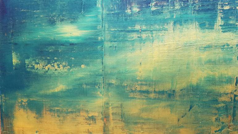 Original Abstract Landscape Painting by Ivana Olbricht