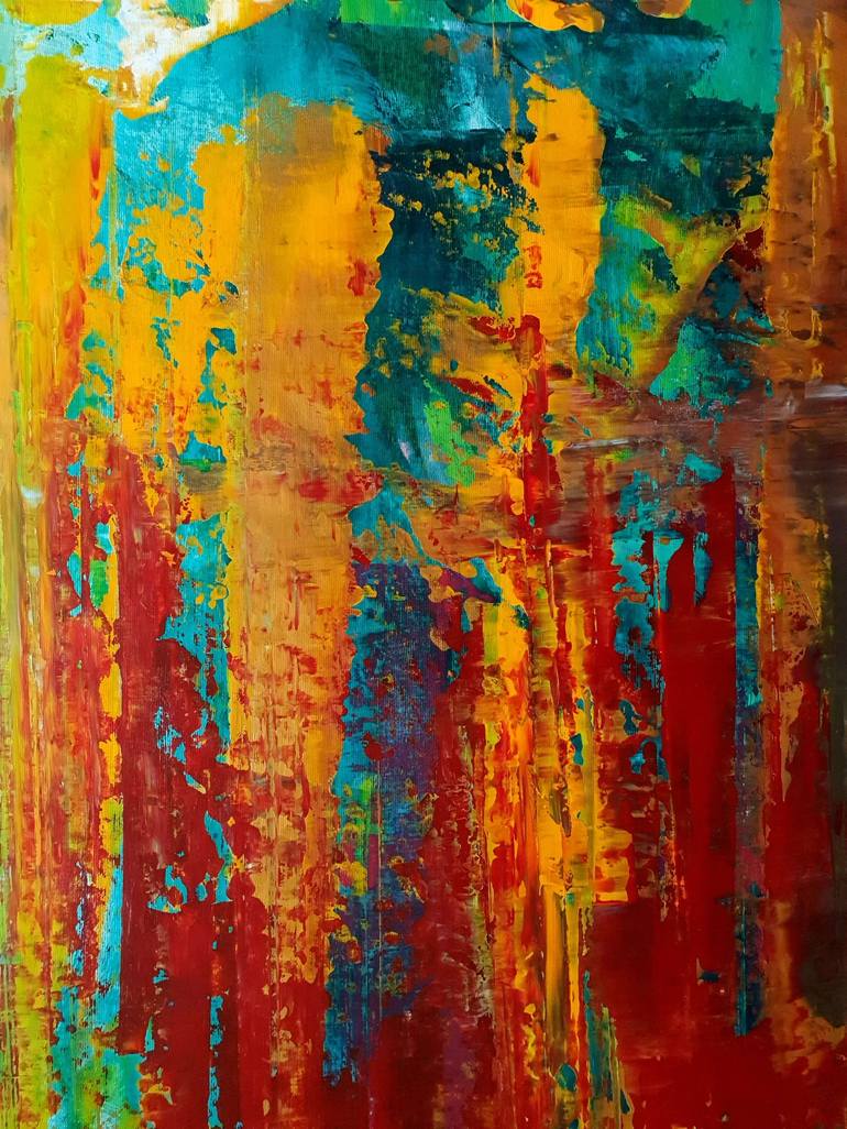 Original Abstract Painting by Ivana Olbricht