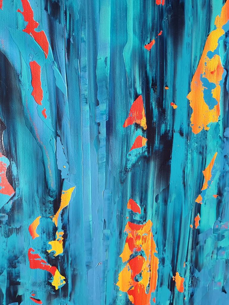 Original Abstract Expressionism Abstract Painting by Ivana Olbricht