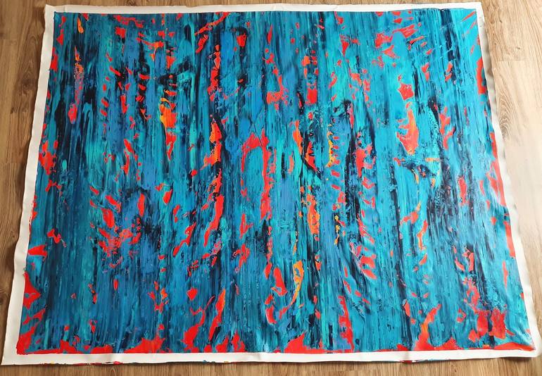 Original Abstract Expressionism Abstract Painting by Ivana Olbricht