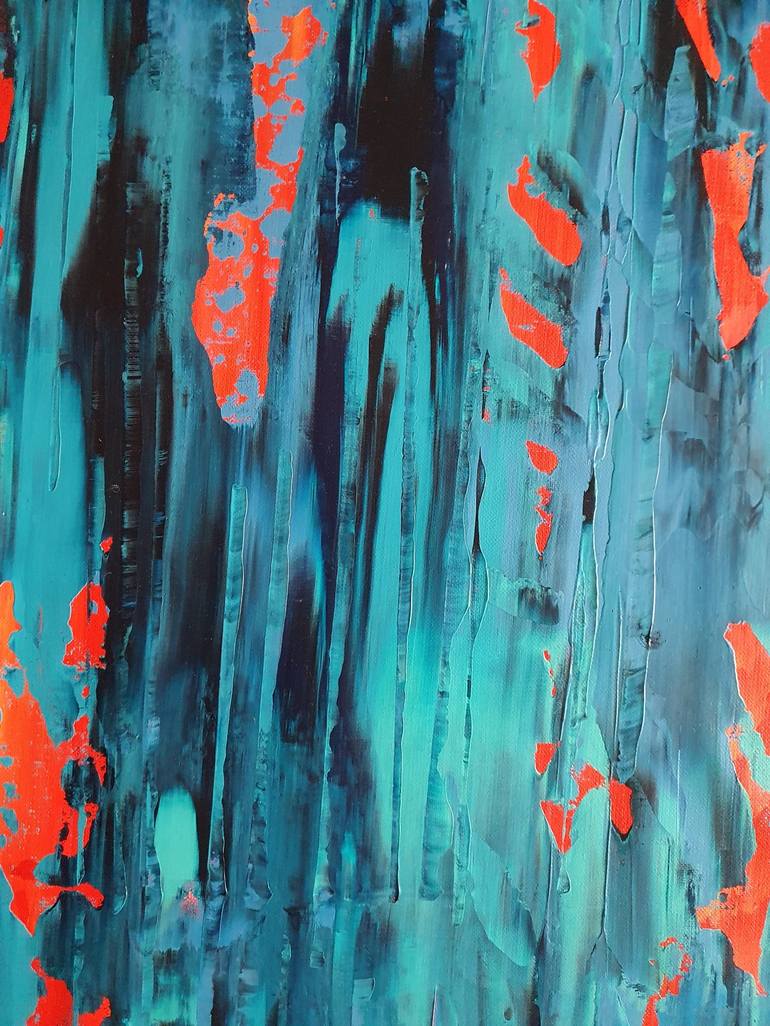 Original Abstract Expressionism Abstract Painting by Ivana Olbricht