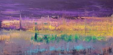 Purple sky - abstract landscape thumb