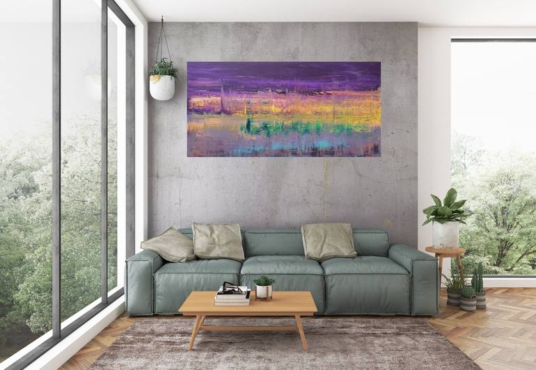 Original Abstract Landscape Painting by Ivana Olbricht