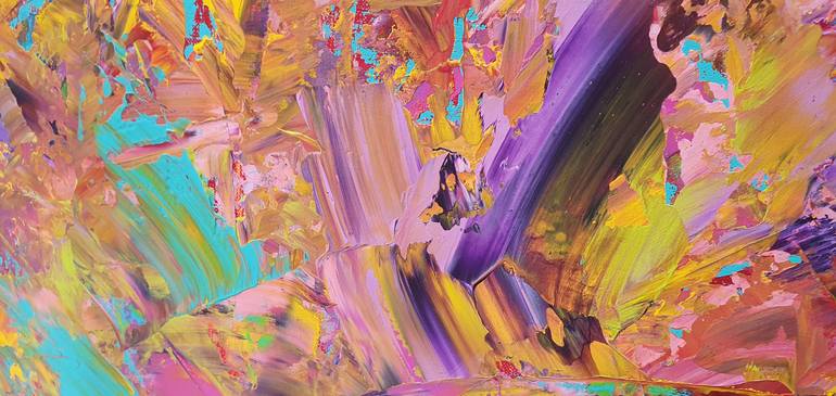 Original Abstract Expressionism Abstract Painting by Ivana Olbricht