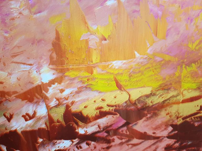 Original Abstract Landscape Painting by Ivana Olbricht