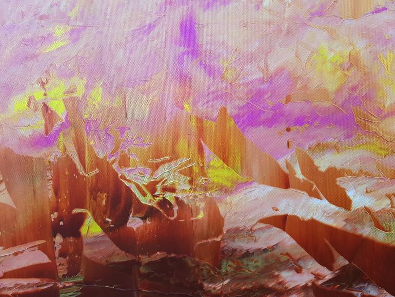 Original Abstract Landscape Painting by Ivana Olbricht