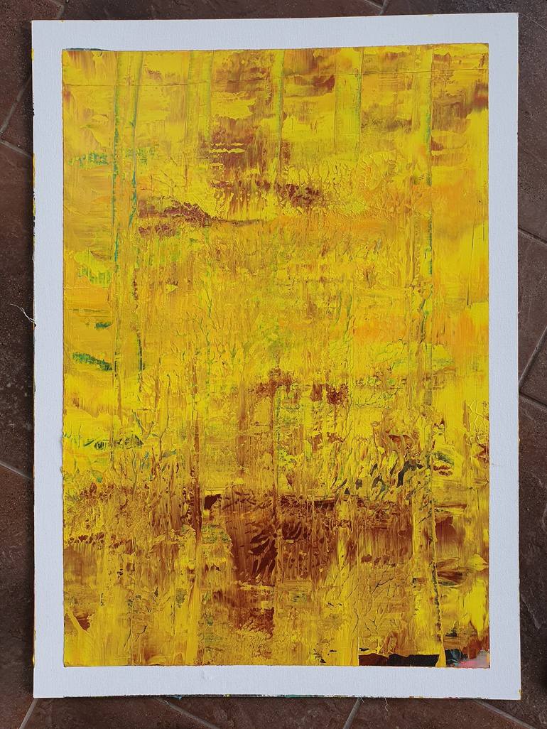 Original Impressionism Abstract Painting by Ivana Olbricht