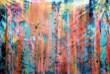 Original Abstract Expressionism Abstract Paintings by Ivana Olbricht