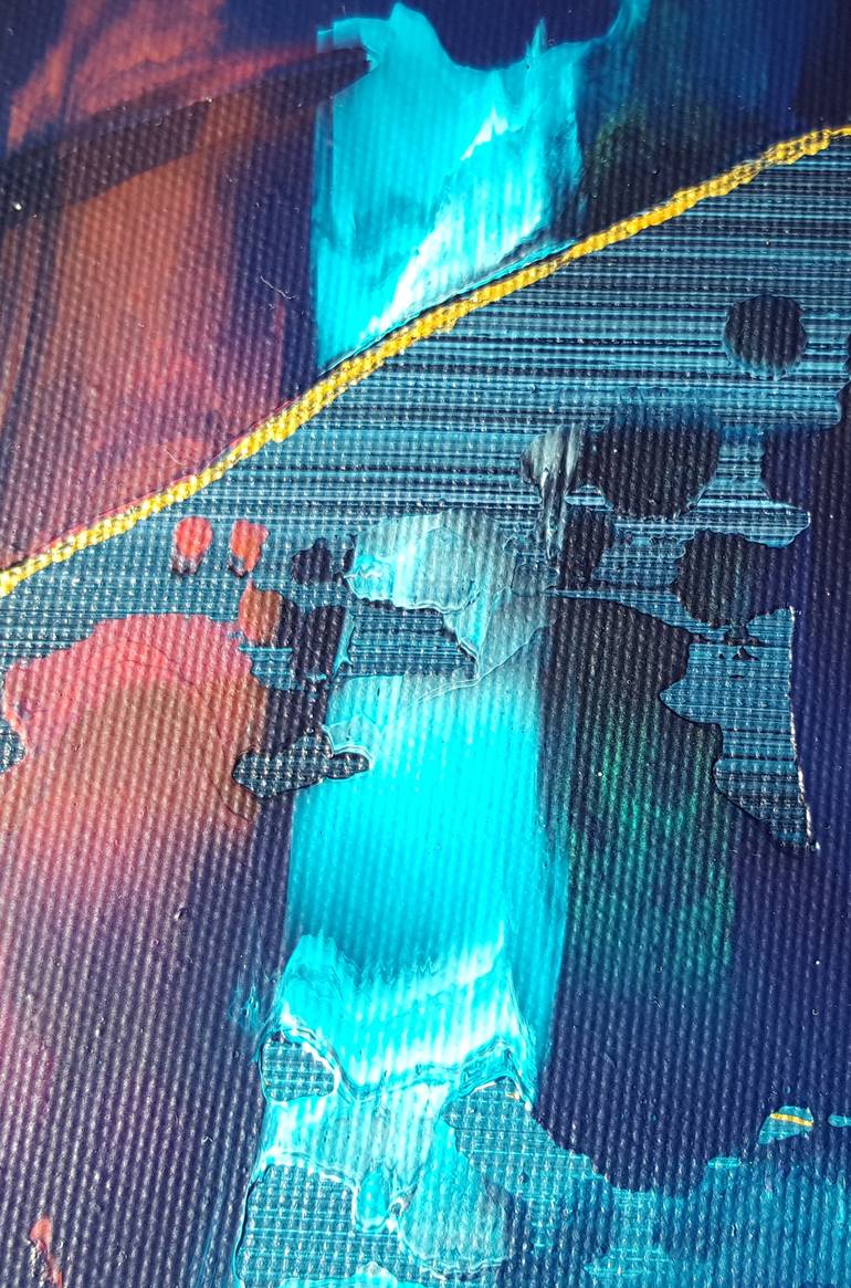 Original Abstract Landscape Painting by Ivana Olbricht