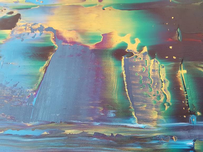 Original Abstract Landscape Painting by Ivana Olbricht