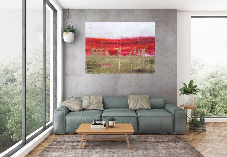 Original Conceptual Abstract Painting by Ivana Olbricht