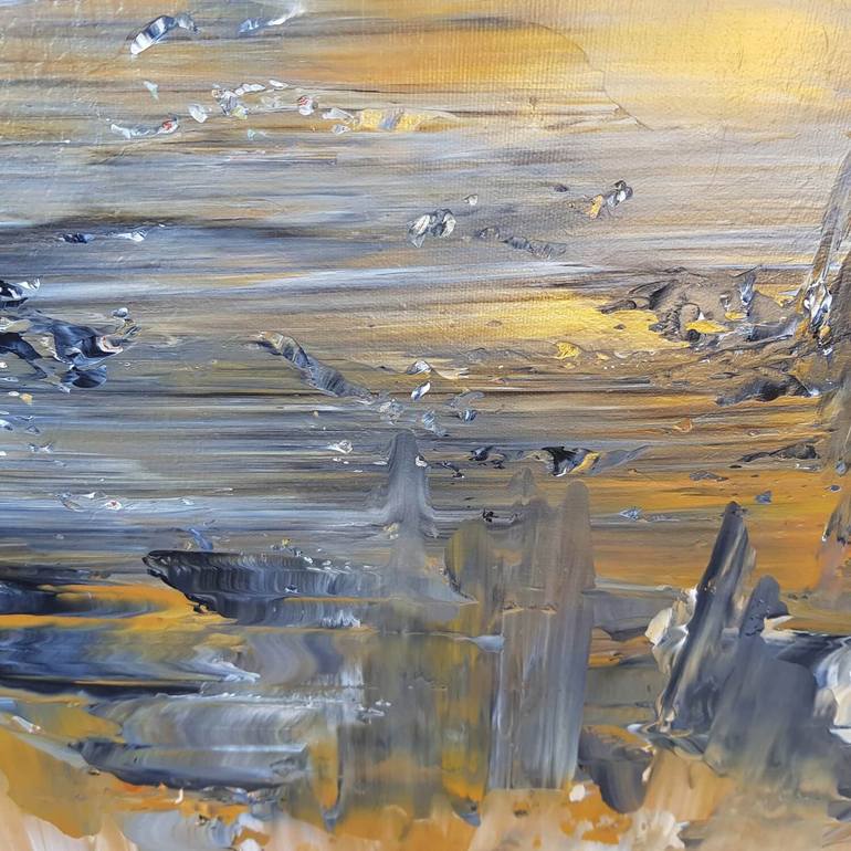 Original Abstract Landscape Painting by Ivana Olbricht