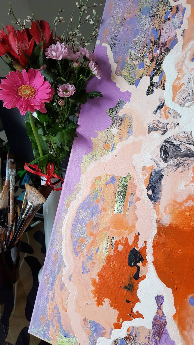 Original Abstract Painting by Lana Leuchuk