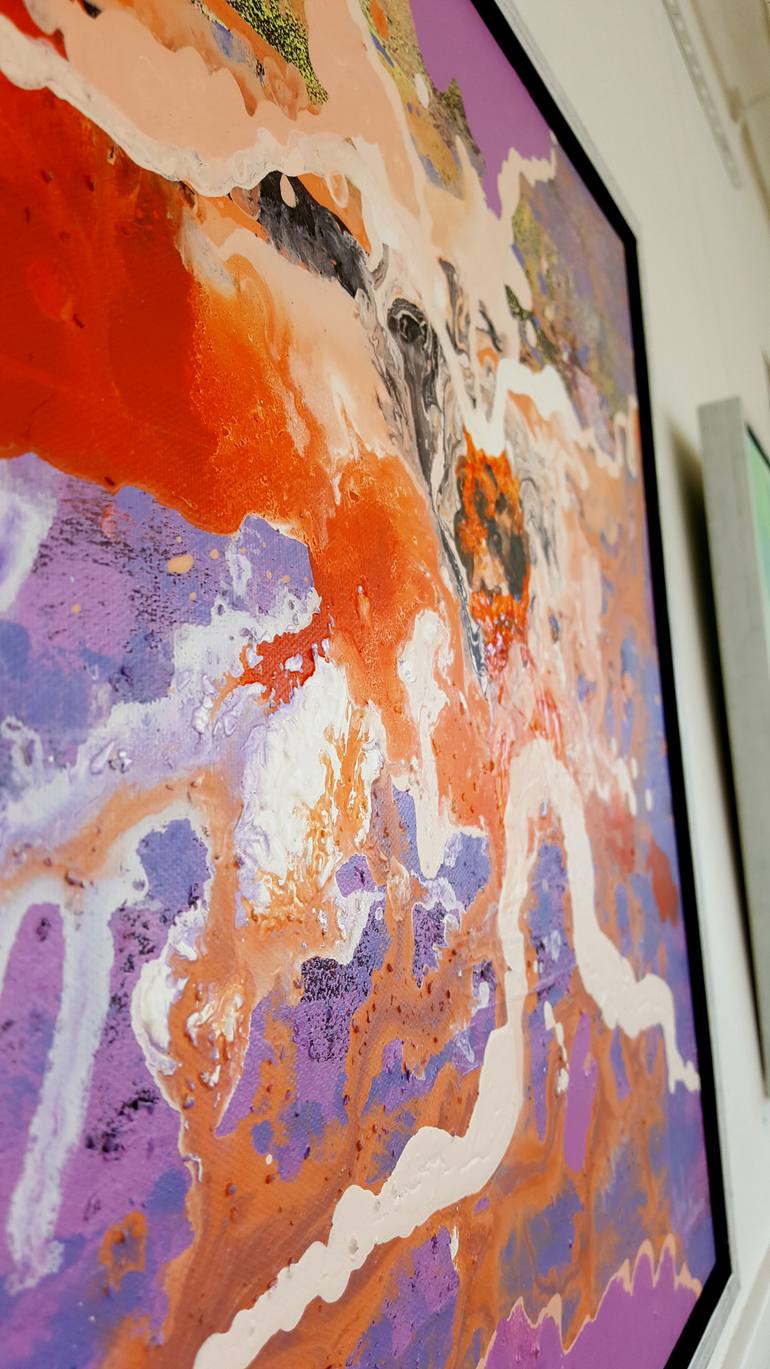 Original Abstract Painting by Lana Leuchuk