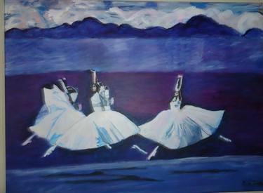 Original Performing Arts Paintings by ron samara