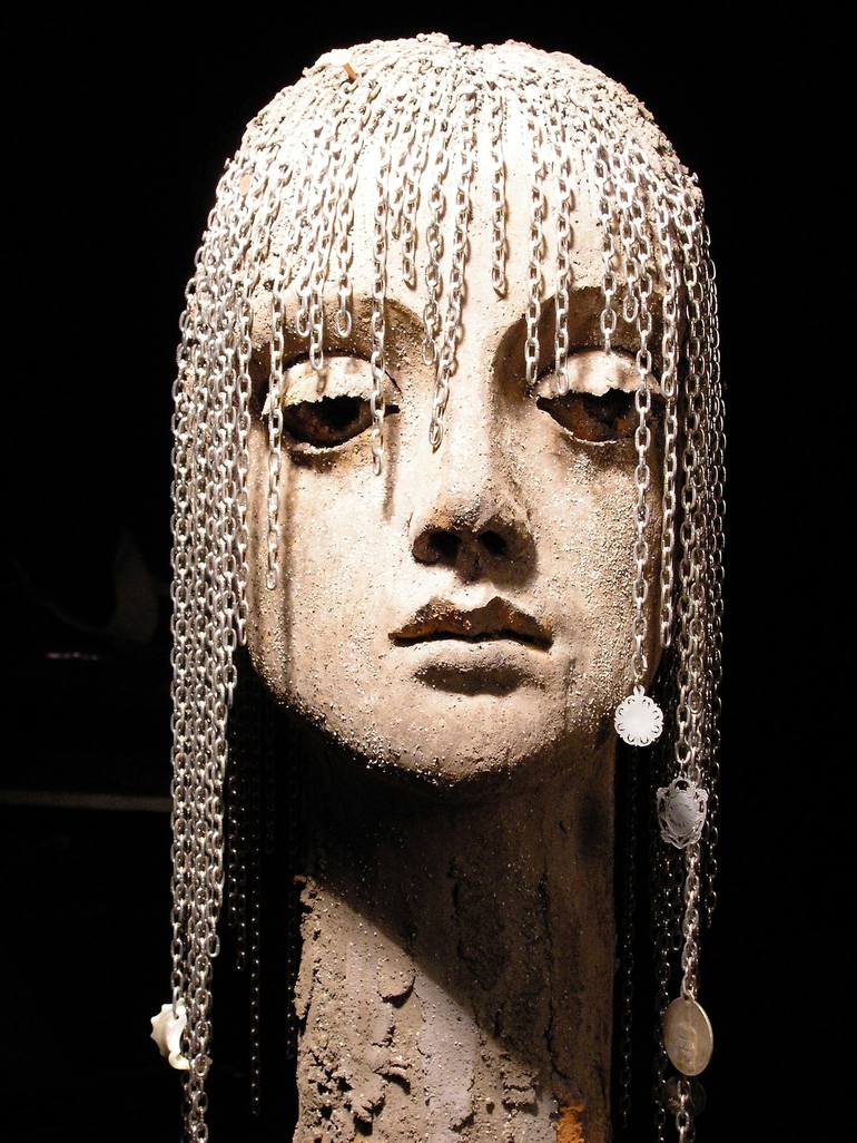 Original Women Sculpture by Georges Saulterre