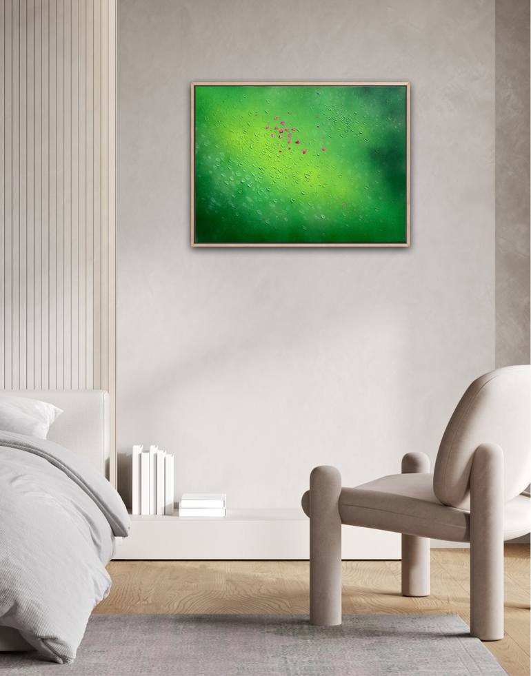 Original Abstract Expressionism Abstract Painting by Arja Välimäki