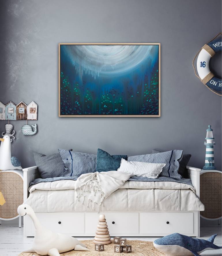 Original Abstract Expressionism Abstract Painting by Arja Välimäki