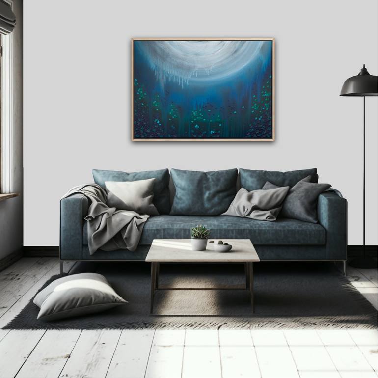 Original Abstract Expressionism Abstract Painting by Arja Välimäki