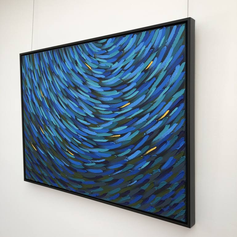 Original Abstract Seascape Painting by Arja Välimäki