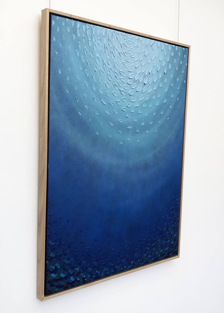 Original Abstract Expressionism Seascape Painting by Arja Välimäki