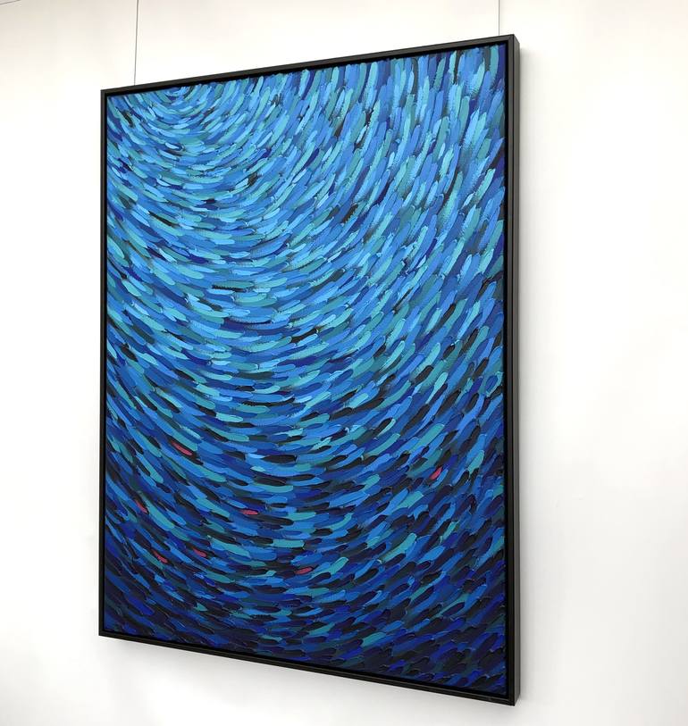 Original Abstract Seascape Painting by Arja Välimäki