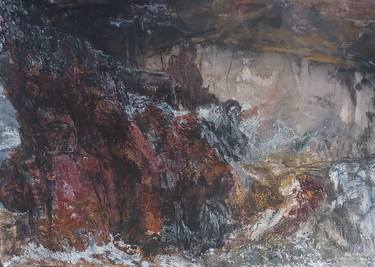 Print of Expressionism Landscape Mixed Media by Catherine Coster