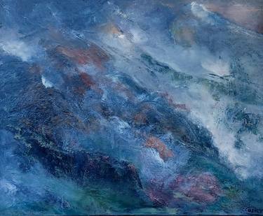 Original Expressionism Landscape Painting by Cakkie Lou