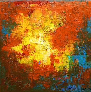 Original Abstract Expressionism Abstract Paintings by Seyi Odukoya