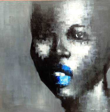 Original Abstract Expressionism Women Paintings by Seyi Odukoya