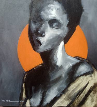 Original Black & White Women Paintings by Seyi Odukoya