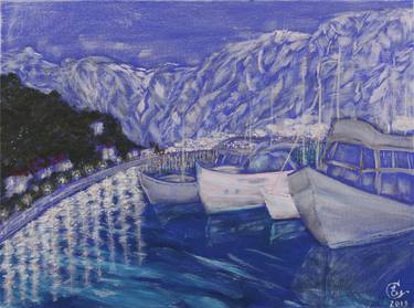 Print of Impressionism Boat Paintings by Elena Smal