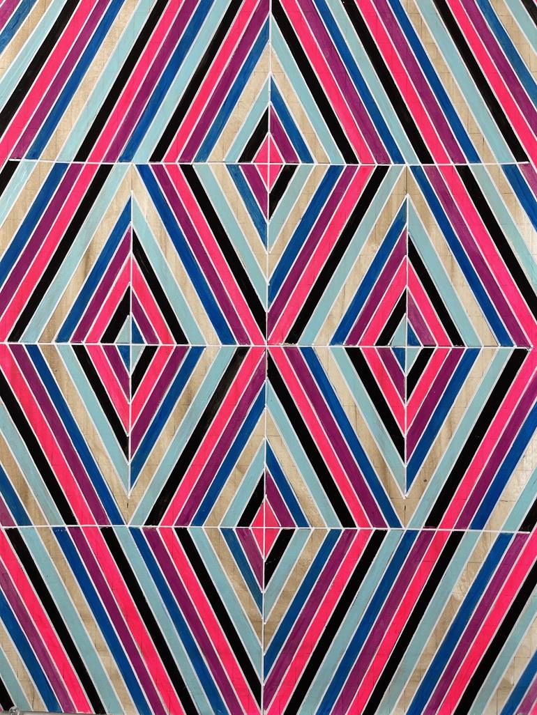 Print of Abstract Expressionism Geometric Paintings by Amy Illardo