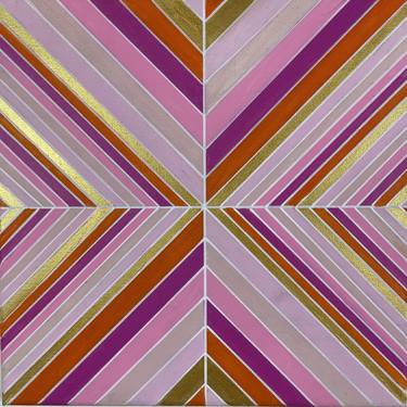 Original Abstract Geometric Paintings by Amy Illardo