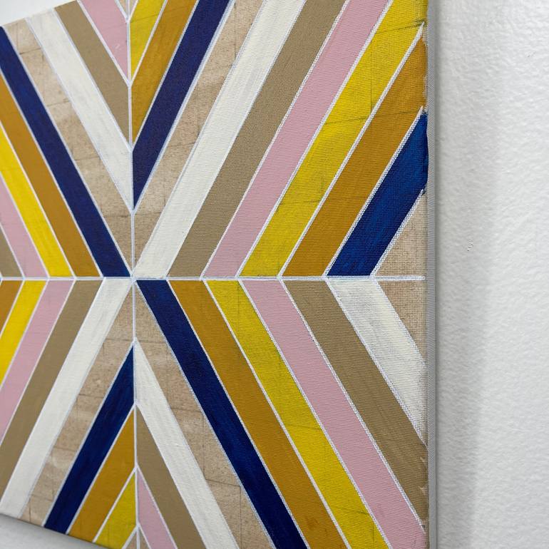 Original Abstract Geometric Painting by Amy Illardo