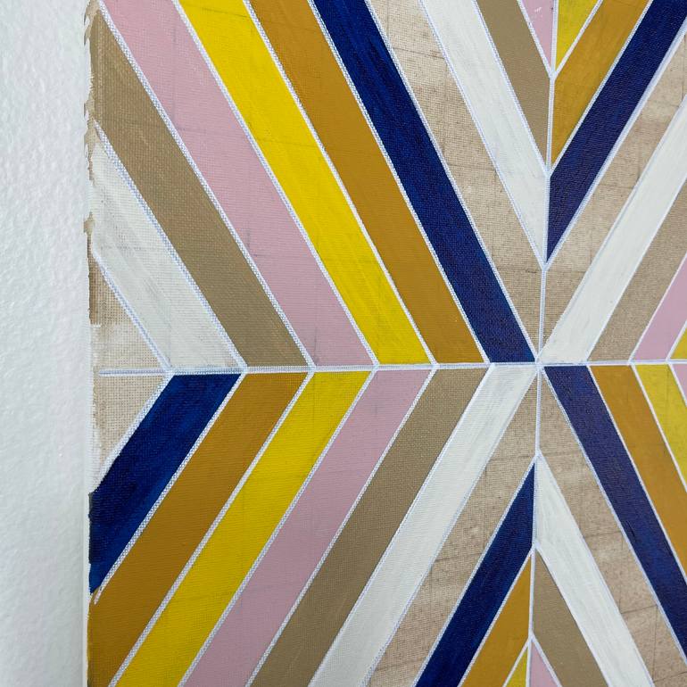 Original Abstract Geometric Painting by Amy Illardo